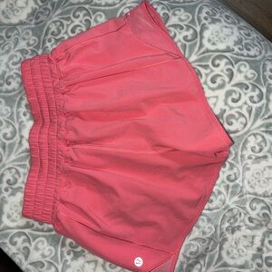 lululemon athletica Coral Pink Athletic Shorts